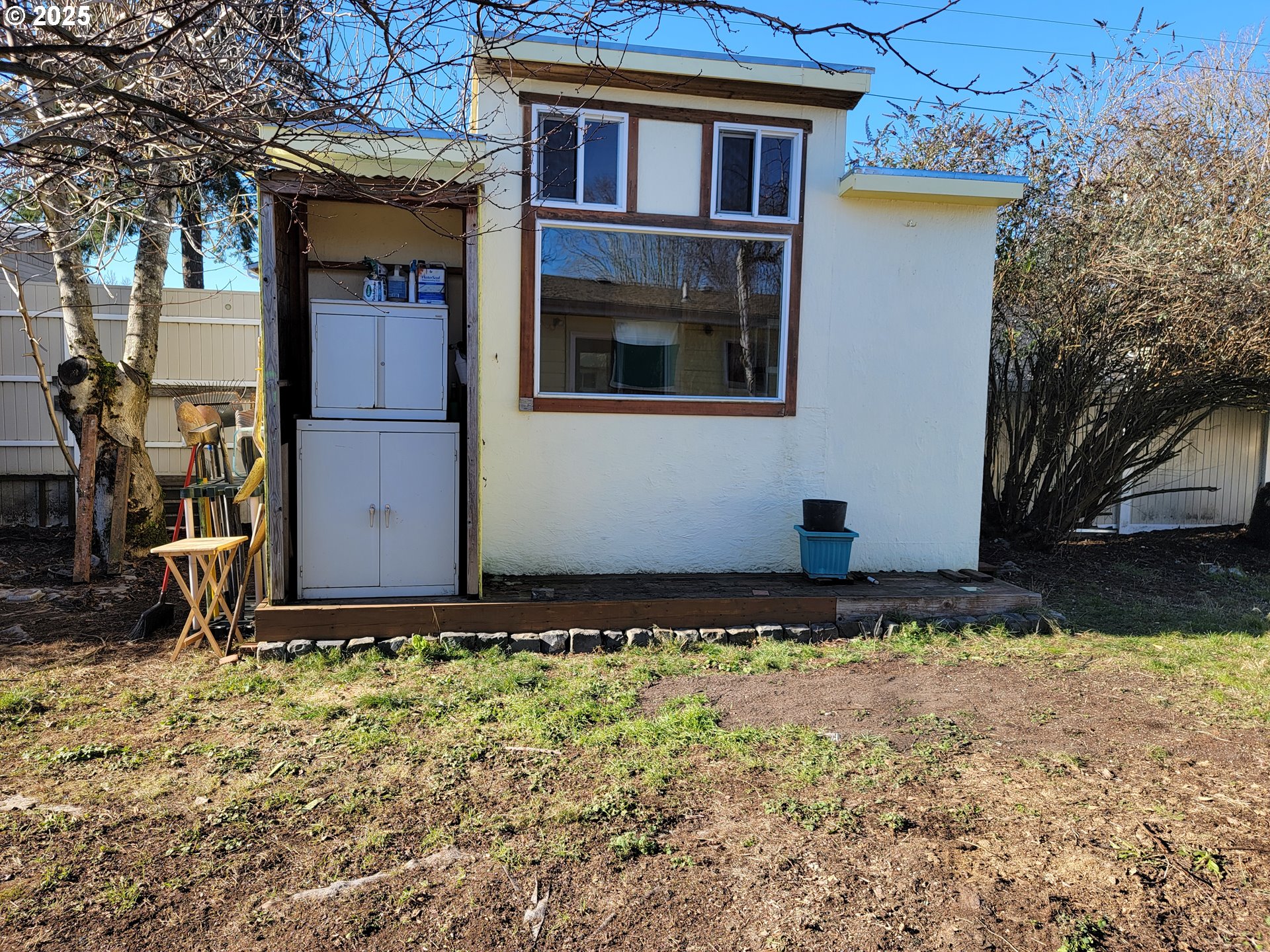 a front view of house