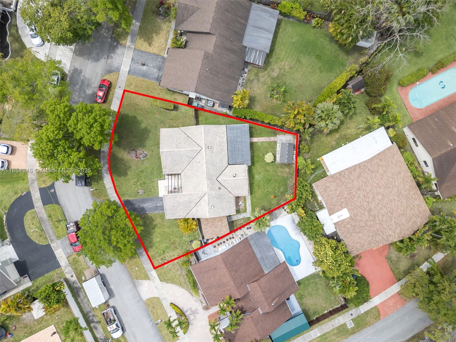 9130 Southwest 101st Avenue Miami, FL 33176 - Photo 32 of 35 an aerial view of a house