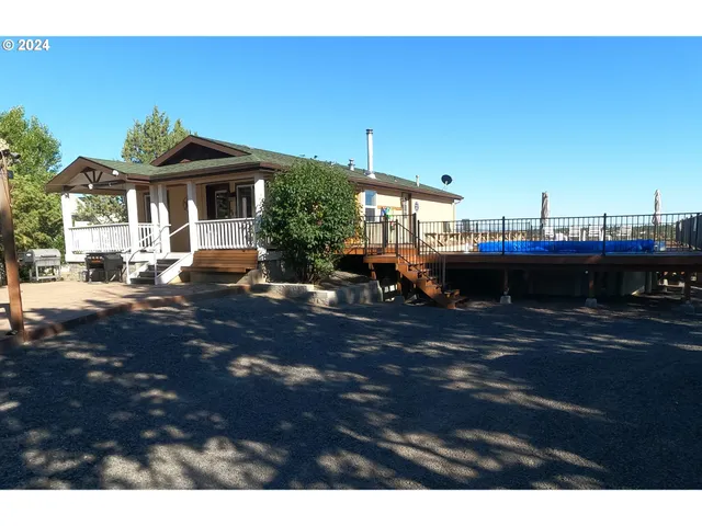 a view of a house with a patio