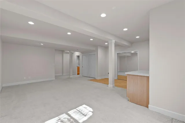 a view of empty room