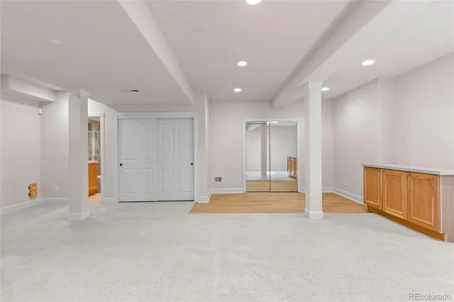 a view of an empty room