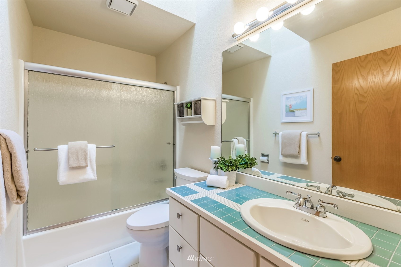 924 Goat Trail Loop Road Mukilteo, WA 98275 - Photo 29 of 40 a bathroom with a granite countertop sink toilet and shower