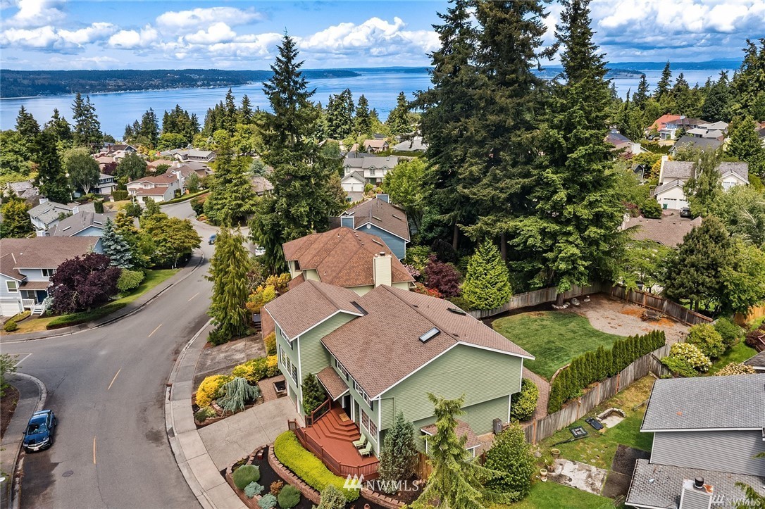 924 Goat Trail Loop Road Mukilteo, WA 98275 - Photo 38 of 40 an aerial view of a house with garden space and street view