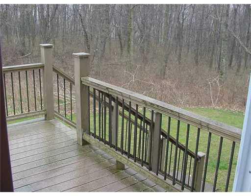 390 Longs Road Latrobe, PA 15650 - Photo 11 of 11 Patio/Deck. View from Slider onto Decking with Stairway to Back Yard. Great Hunting, Hiking, within Walking Distance of Loyalhanna Creek, Cliffs and More!!