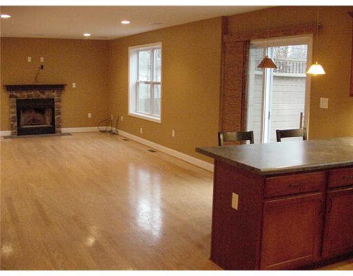 Family Room. Those Seeking an Open Floor Plan will Appreciate this Home. This View from the Kitchen into the Familyroom with 1 of 2 Gas Fireplaces, More Recessed Lighting and Sliding Glass Door to Treck Deck Accentuates the Airy Fealing this Home Offers!