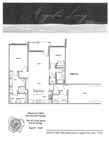 $2,995 | 540 Hobbs Road, Unit E1, League City, TX 77573