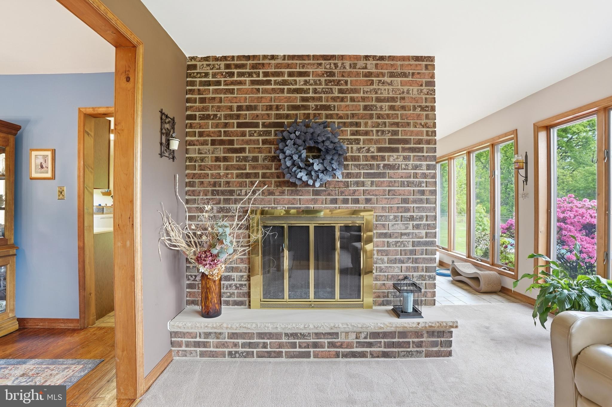 2045 Adams Road East Greenville, PA 18041 - Photo 16 of 62 Wood Burning Fireplace