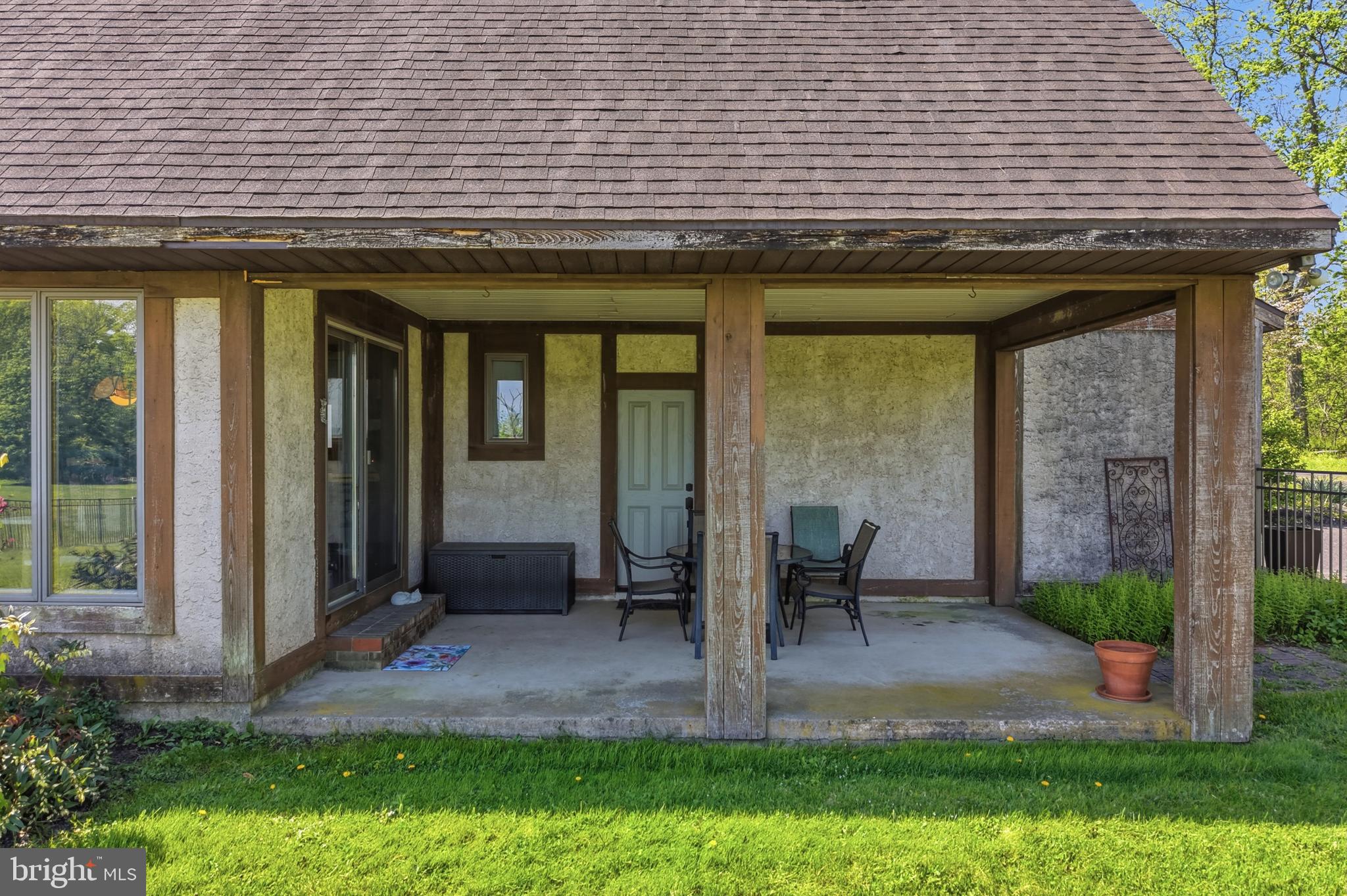 2045 Adams Road East Greenville, PA 18041 - Photo 47 of 62 Porch Overlooking Pool