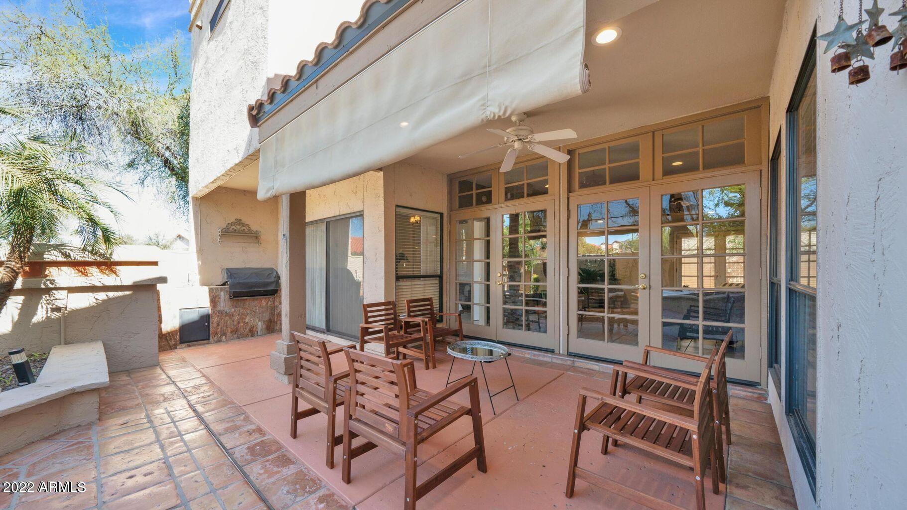 9709 East Mountain View Road, Unit 1624 Scottsdale, AZ 85258 - Photo 7 of 13 Patio with grill