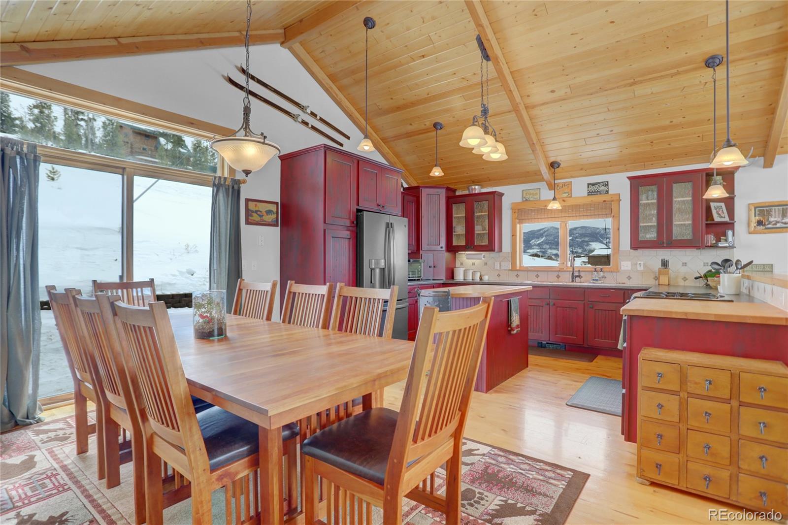 20 County Road 523 Tabernash, CO 80478 - Photo 10 of 32 a view of a dining room with furniture window and outside view