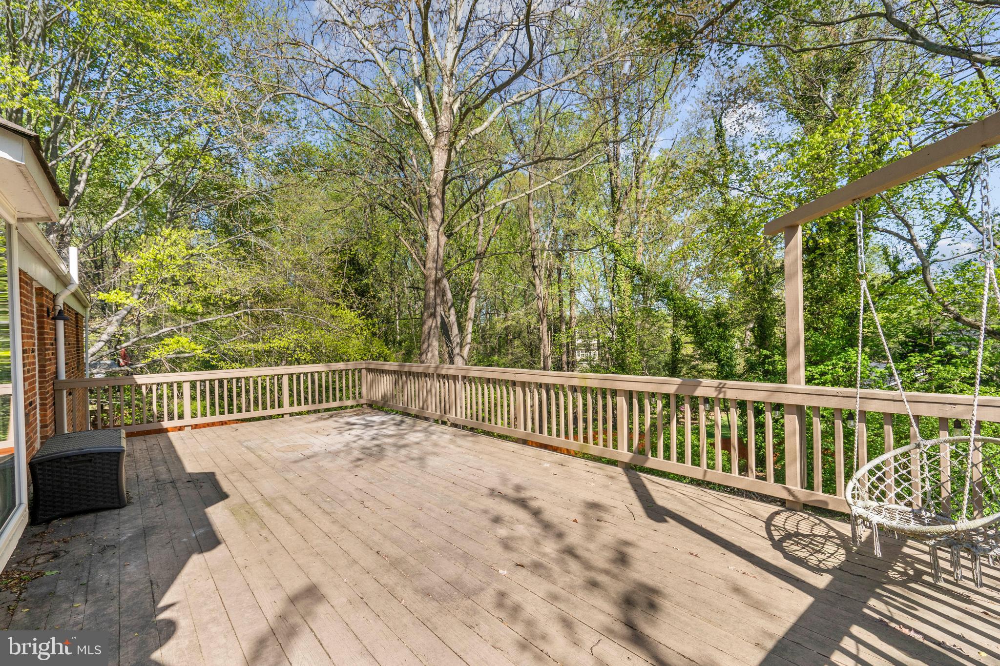 1603 Kirby Road McLean, VA 22101 - Photo 32 of 38 a view of balcony with wooden floor and fence