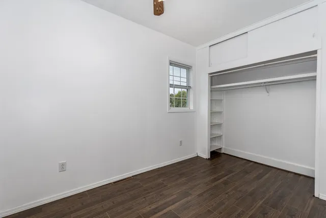 wooden floor in an empty room