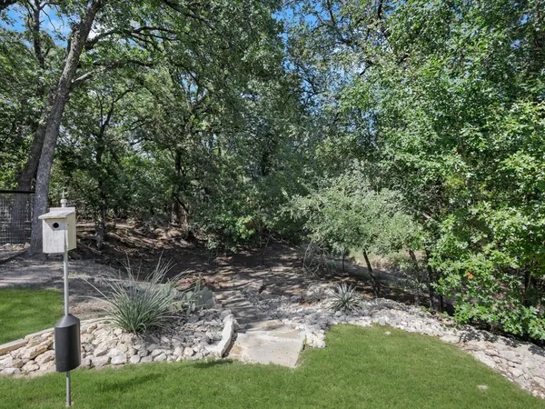 a view of a back yard
