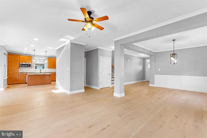 890 Alameda Drive Huntingtown, MD 20639 - Photo 48 of 51 a view of an empty room with a kitchen