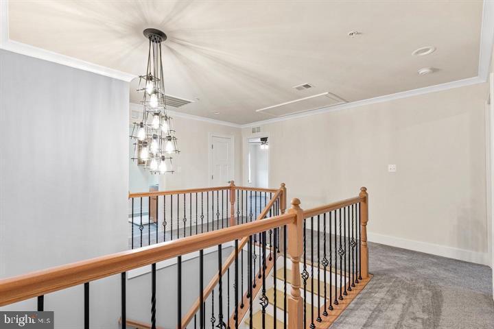 890 Alameda Drive Huntingtown, MD 20639 - Photo 29 of 51 a view of a balcony with wooden floor
