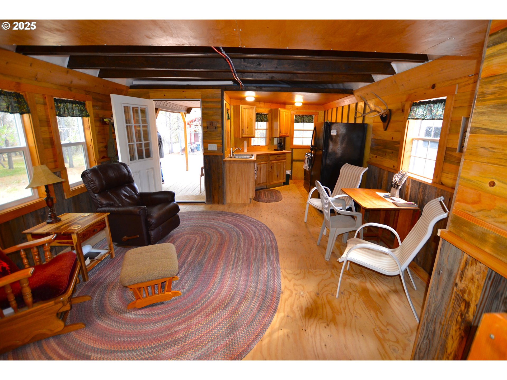 64955 Old Oregon Trail Meacham, OR 97859 - Photo 14 of 47 a room with furniture and wooden floor