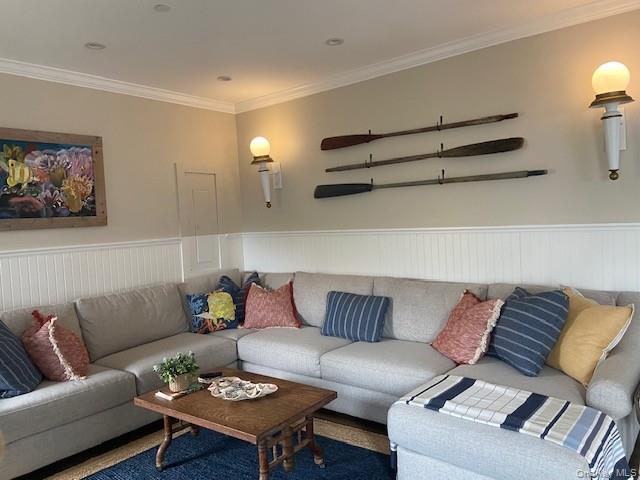 224 Wilmot Road Ocean Beach, NY 11770 - Photo 8 of 17 a living room with furniture and a couch