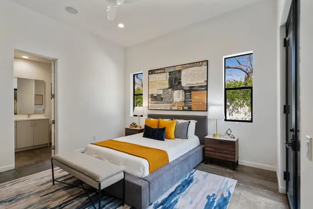 a house view with a outdoor space