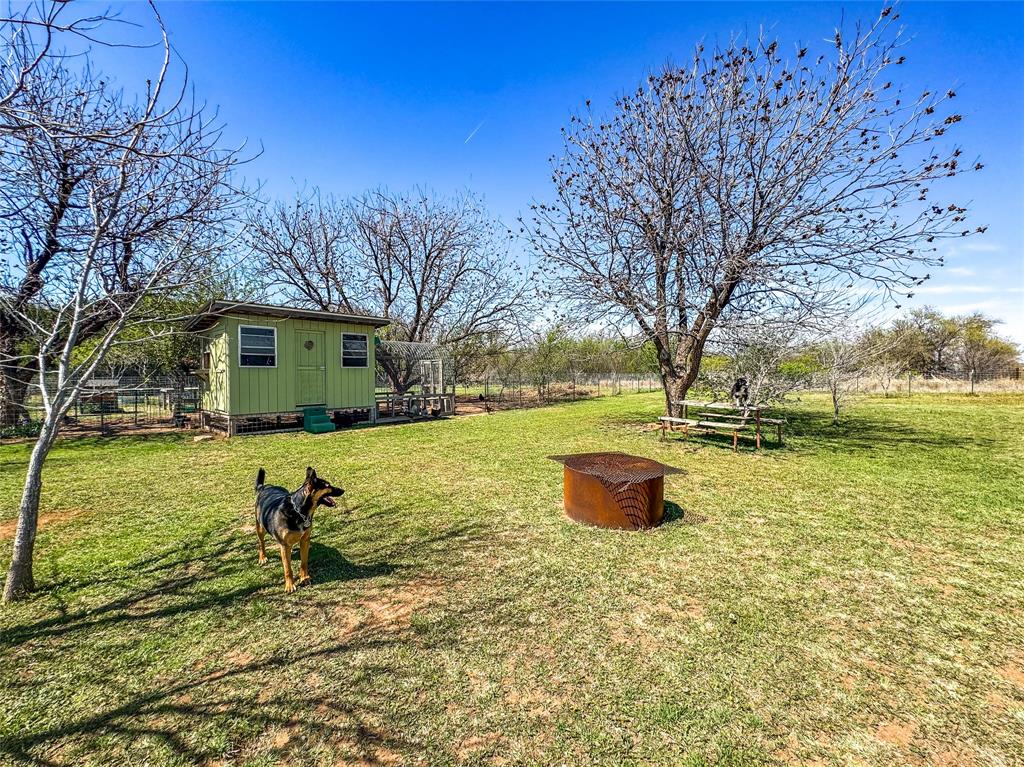 1209 Taylor Avenue Rule, TX 79547 - Photo 23 of 40 a swimming pool with outdoor seating and yard