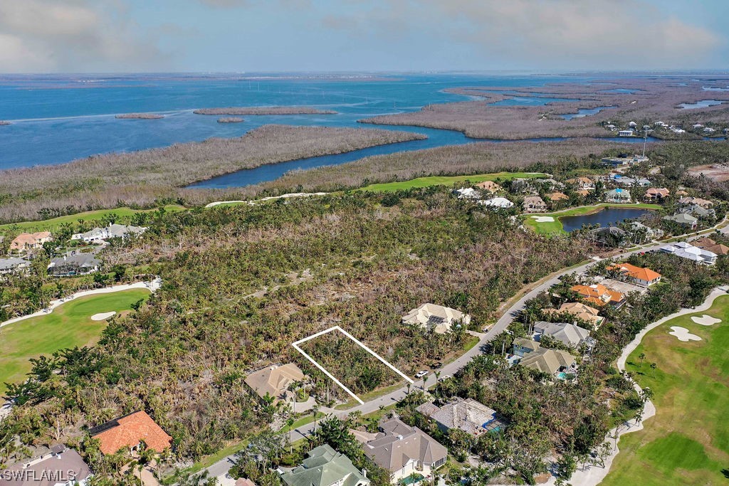 view of a city with an ocean