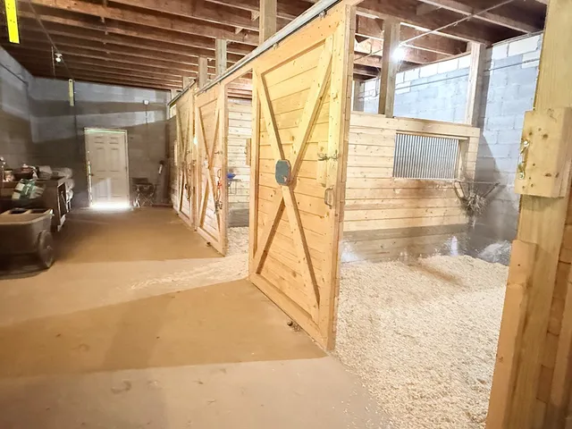 a bathroom with a sink and a shower