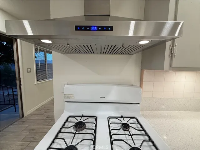 a close view of stove