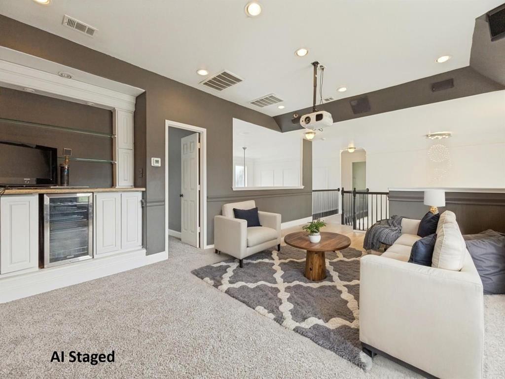 918 Midnight Pass Rockwall, TX 75087 - Photo 15 of 32 Media Room - AI Generated
