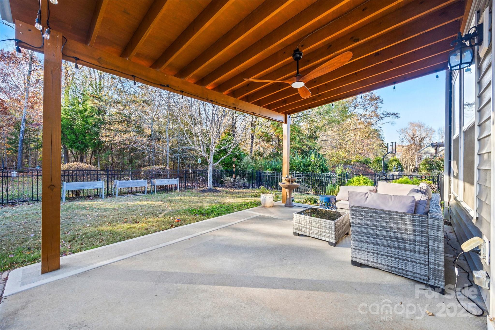 1541 Hedge Apple Road Clover, SC 29710 - Photo 32 of 48 a garden view with a seating space