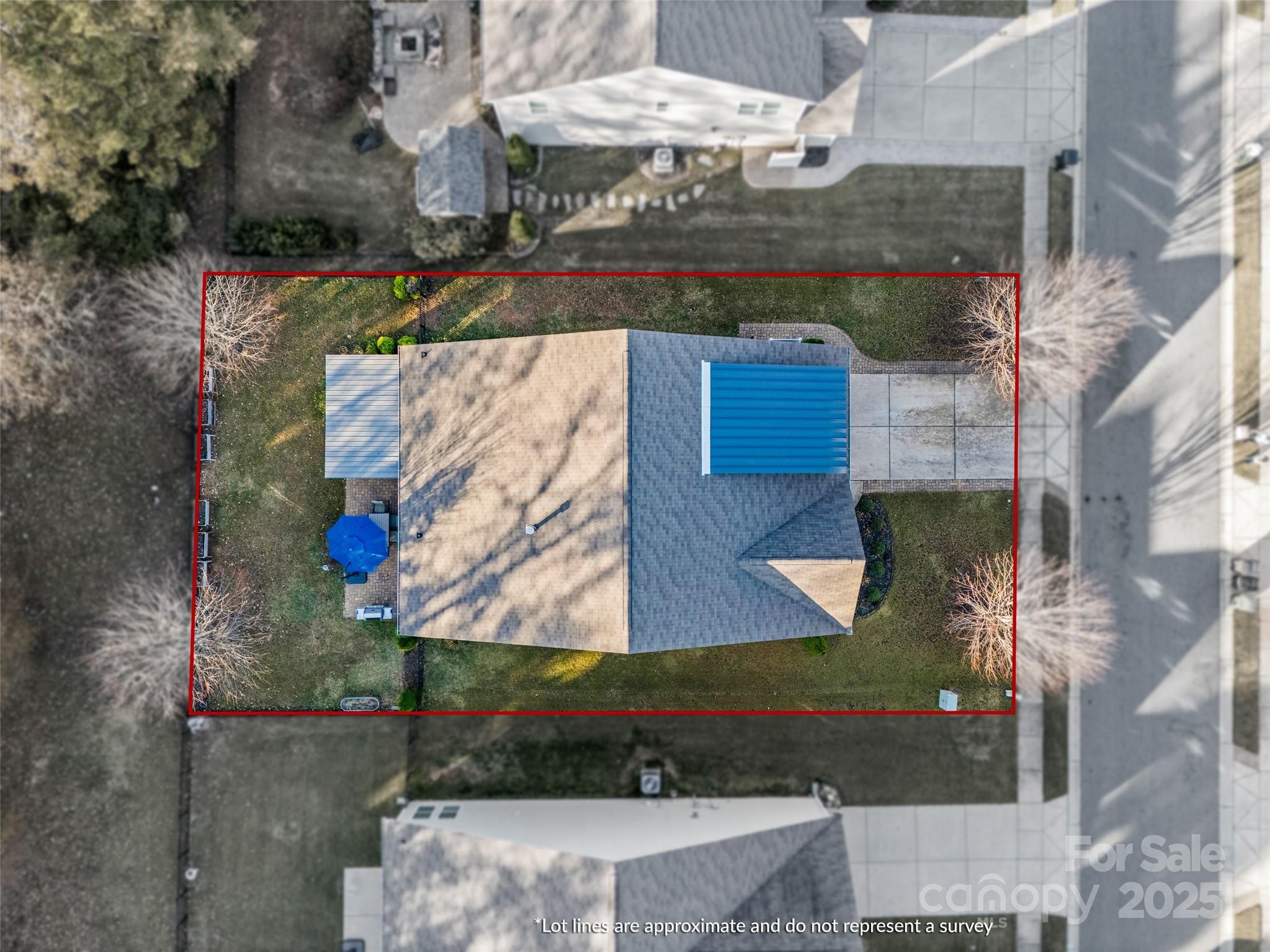 1541 Hedge Apple Road Clover, SC 29710 - Photo 38 of 48 an aerial view of a house with a yard