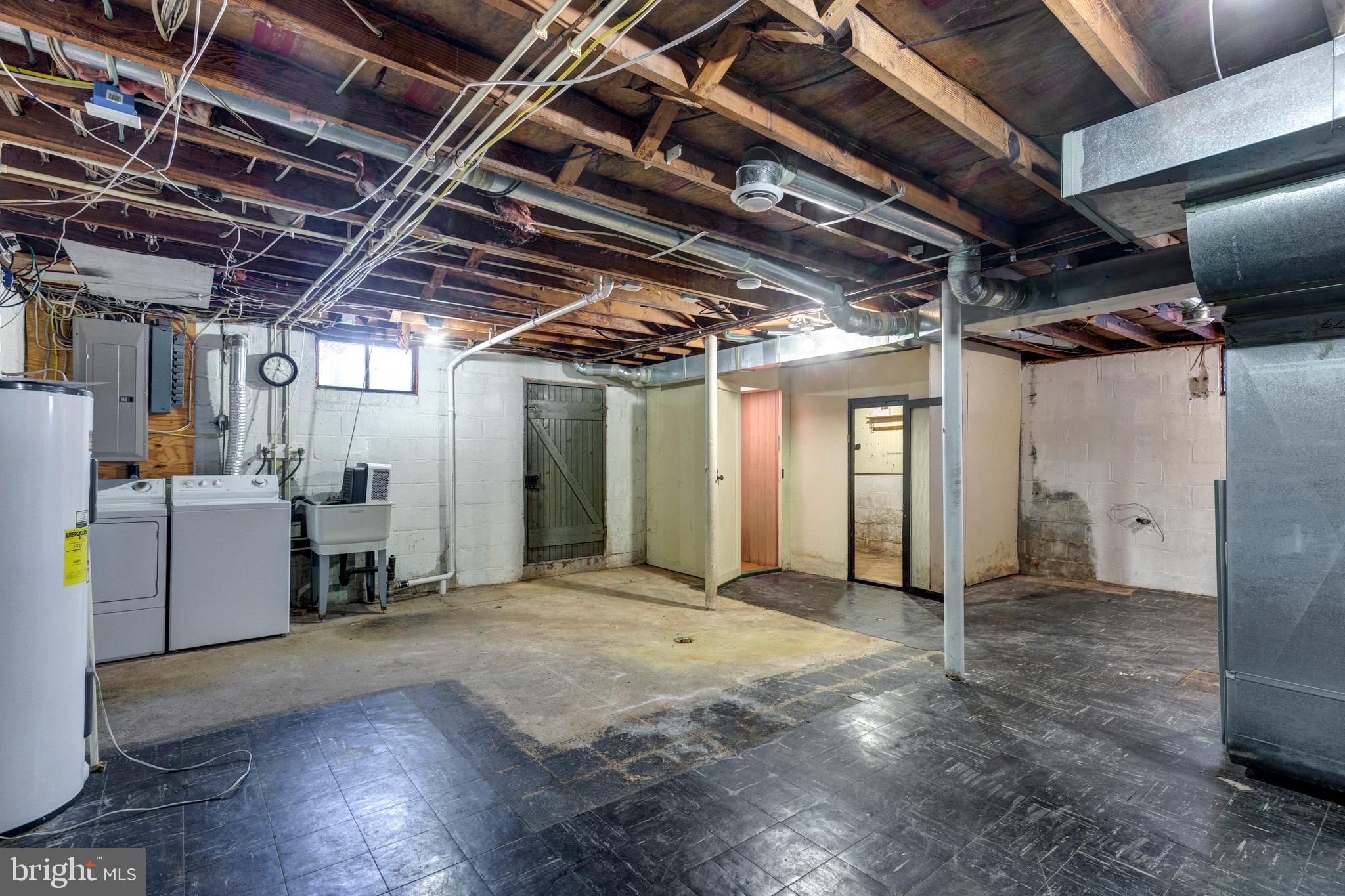 16617 Frederick Road Mount Airy, MD 21771 - Photo 41 of 68 Basement unfinished laundry