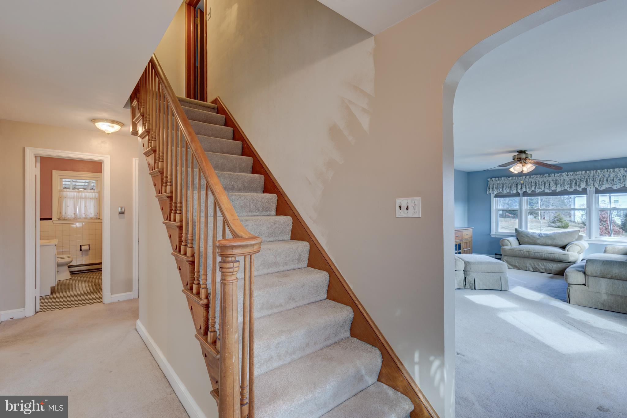 16617 Frederick Road Mount Airy, MD 21771 - Photo 10 of 68 Stairs at main door up to second floor