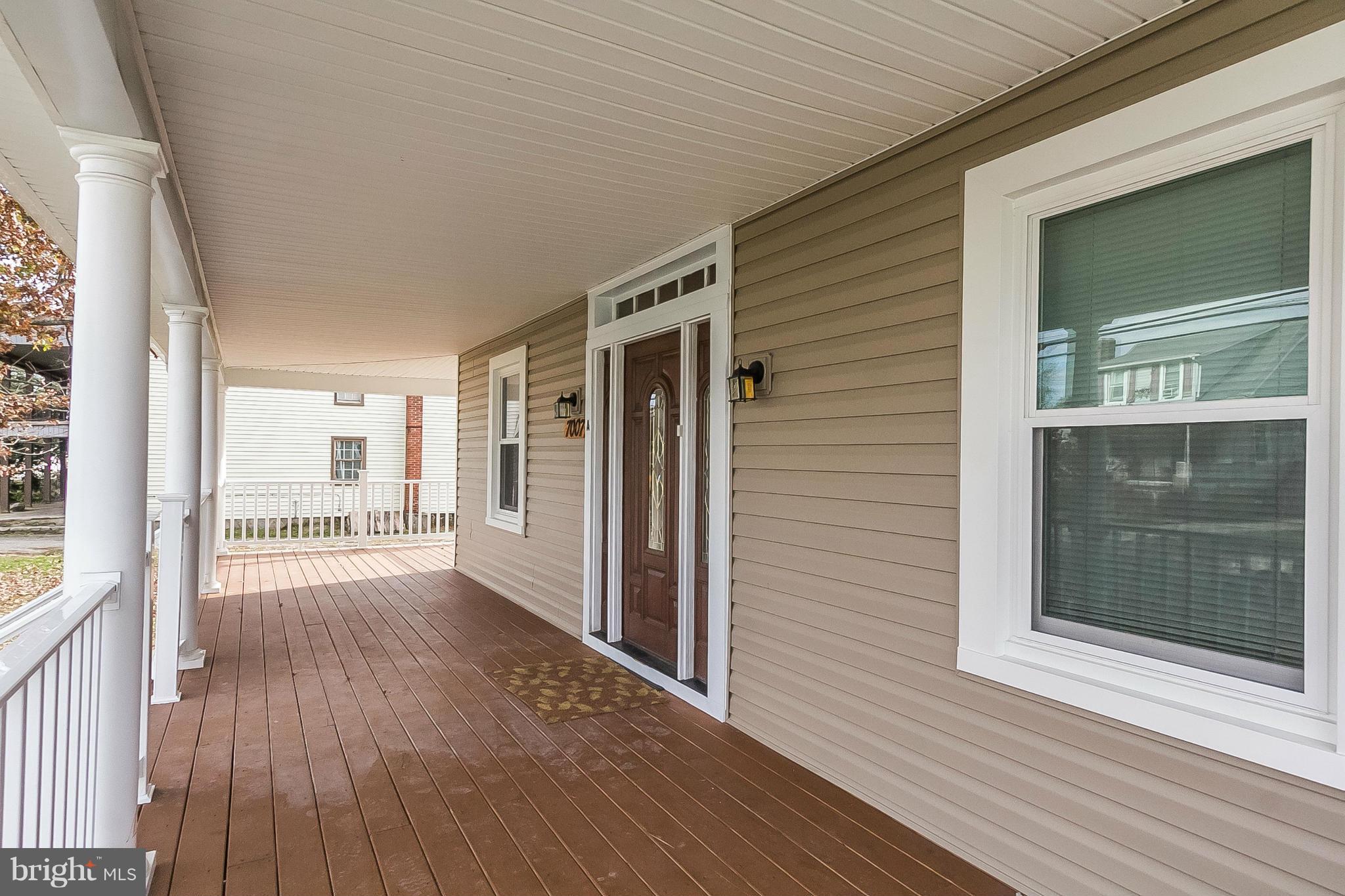 7007 Windsor Mill Road Baltimore, MD 21207 - Photo 4 of 27 Expansive Front Porch