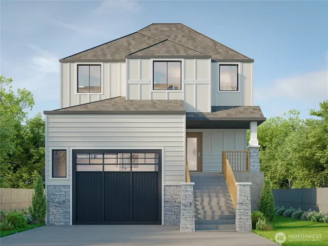 a front view of a house with yard