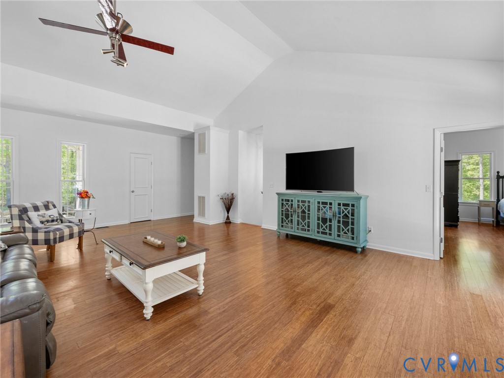 6126 Autumn Bluff Road Powhatan, VA 23139 - Photo 14 of 47 a living room with furniture and a flat screen tv