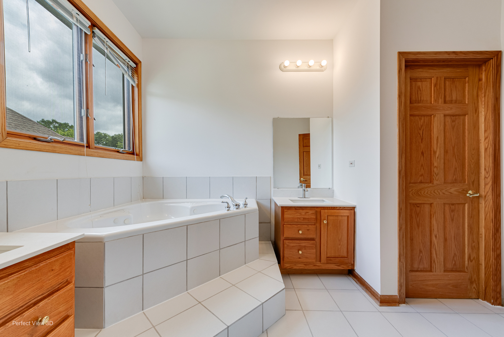 16W234 91st Street Burr Ridge, IL 60527 - Photo 19 of 31 a bathroom with a sink double vanity and a mirror