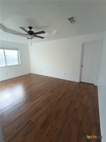 wooden floor in an empty room