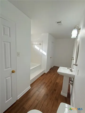 wooden floor in an empty room