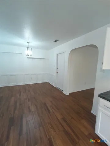 wooden floor in an empty room