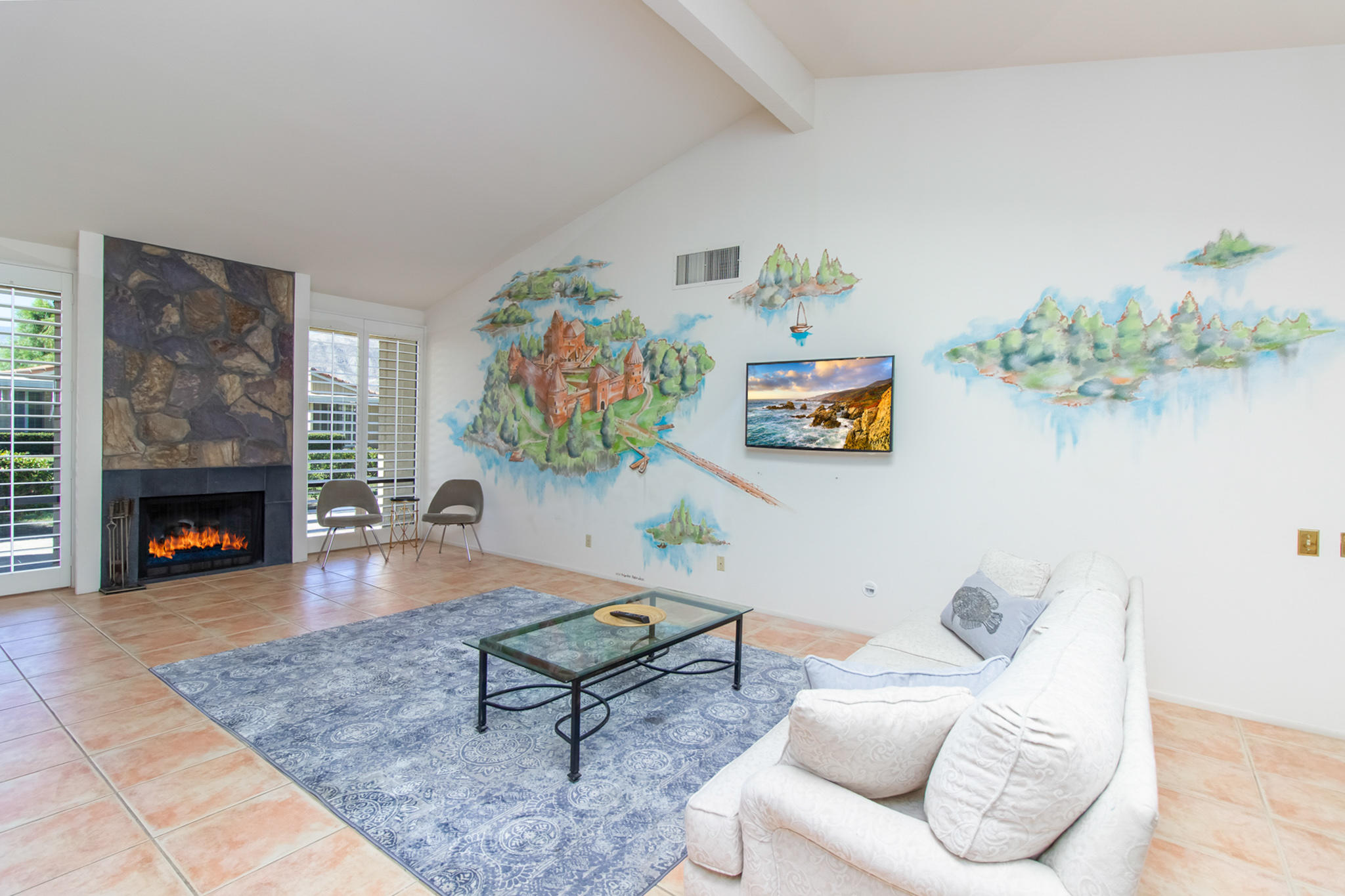 72459 Rodeo Way Rancho Mirage, CA 92270 - Photo 10 of 44 Livingroom TV Fireplace Windor