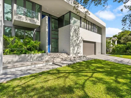 a view of an front door