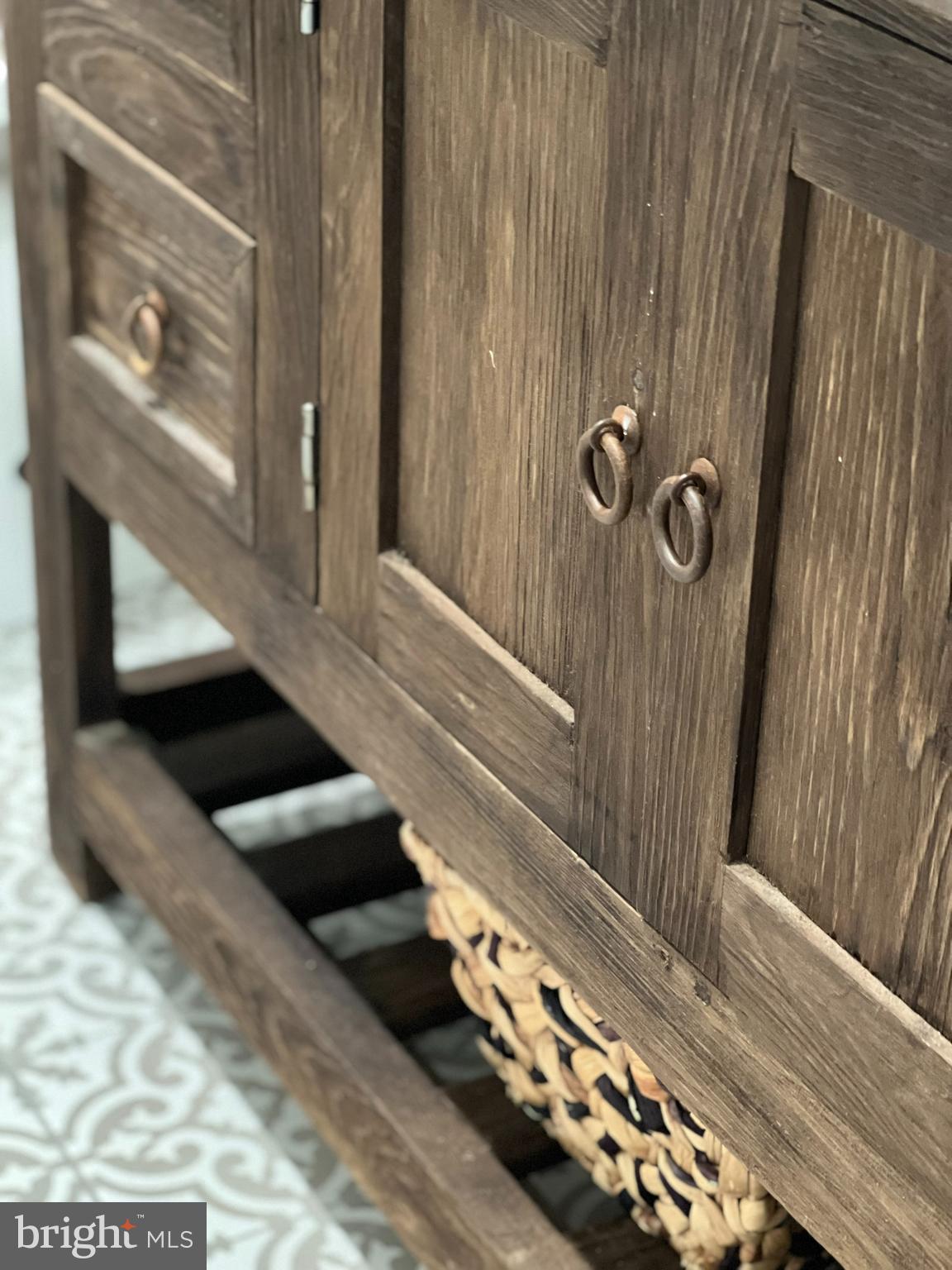 1805 Batten Hollow Road Vienna, VA 22182 - Photo 48 of 81 custom vanity in hallway bathroom.