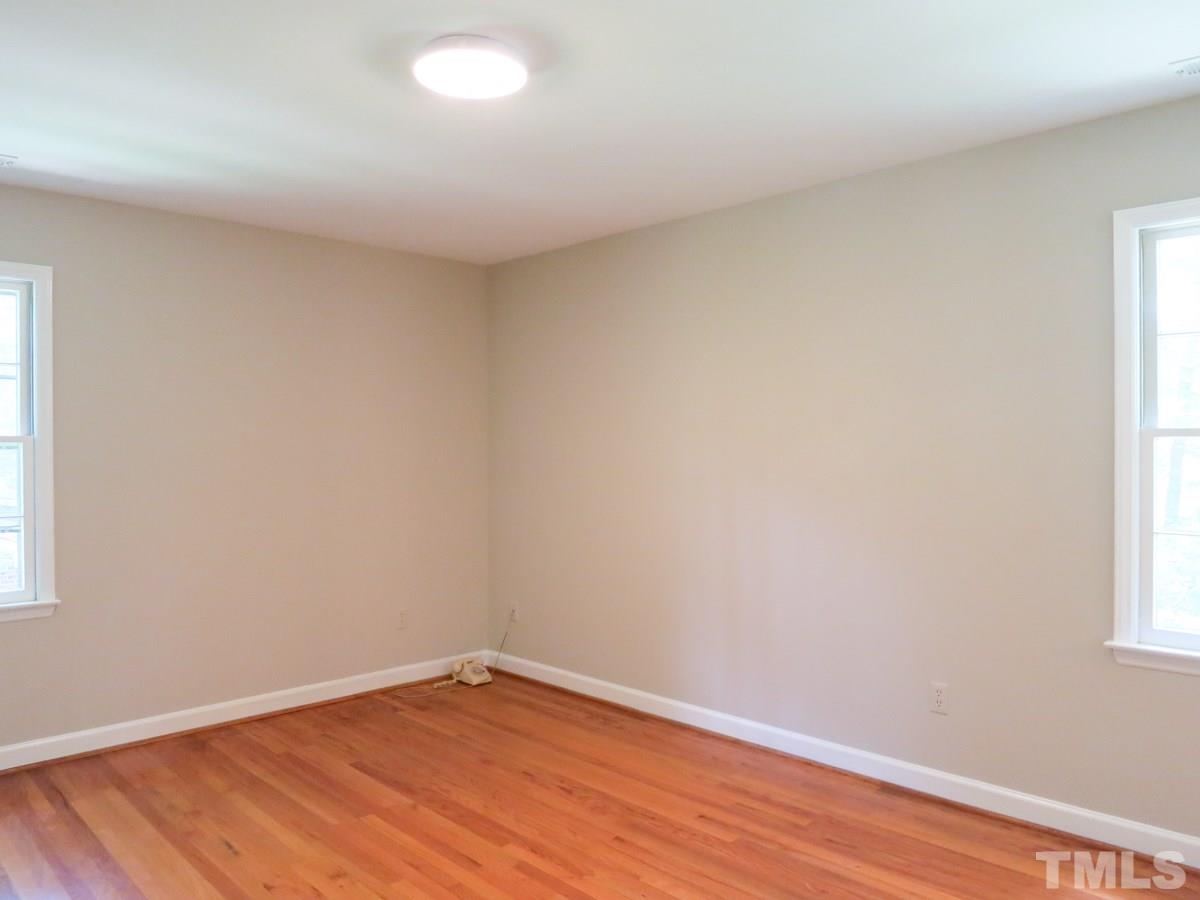 813 Autumn Court Raleigh, NC 27609 - Photo 14 of 25 The spacious Master Bedroom features a lg closet & private Bath.