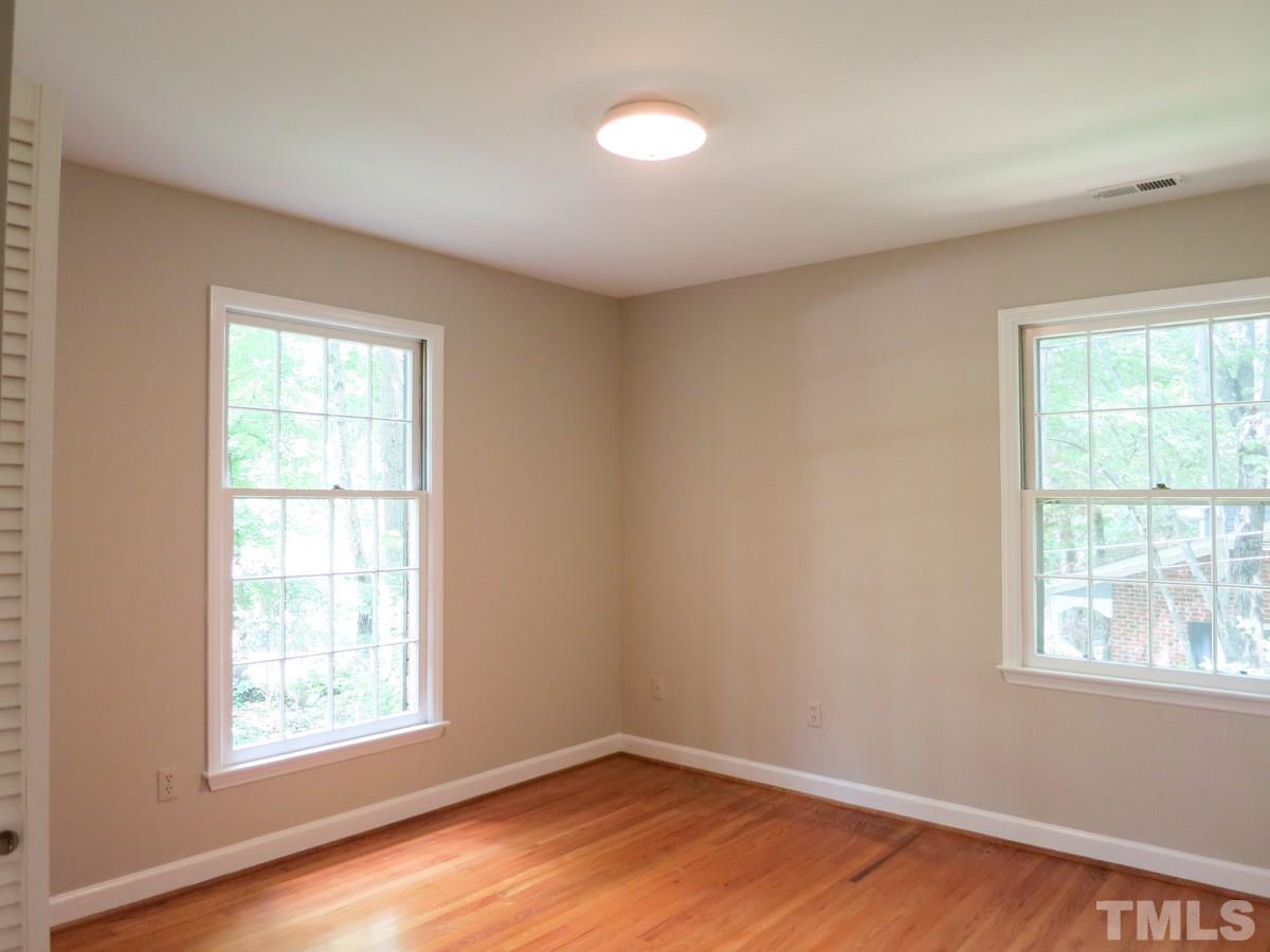 813 Autumn Court Raleigh, NC 27609 - Photo 17 of 25 There are 2 add'l spacious Bedrooms w/lg closets - this is Bedroom 2.