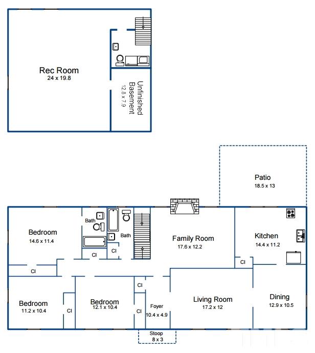 813 Autumn Court Raleigh, NC 27609 - Photo 25 of 25 Floor Plan of the home.