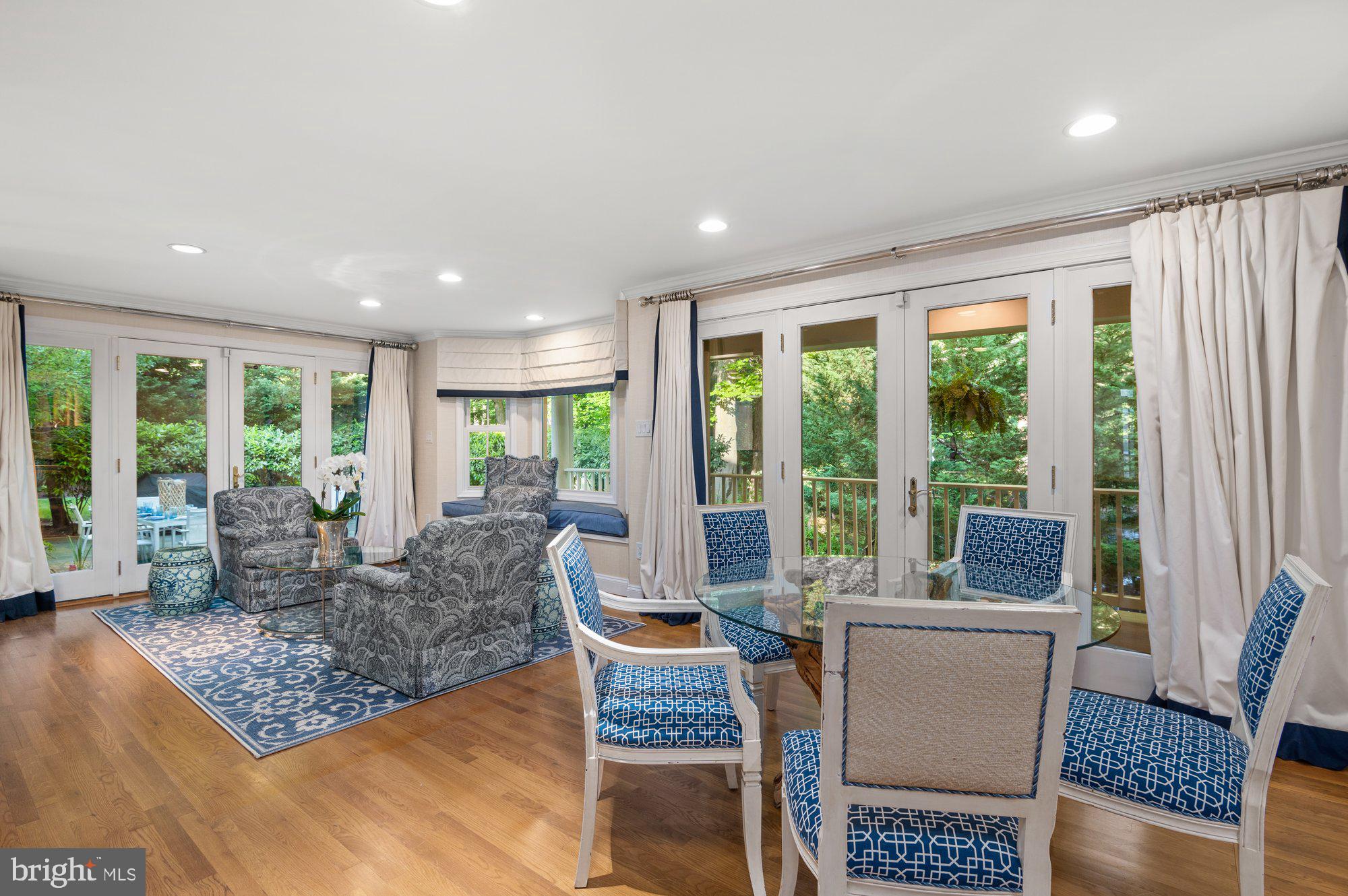 7301 River Falls Drive Potomac, MD 20854 - Photo 13 of 48 Family room open to informal dining area