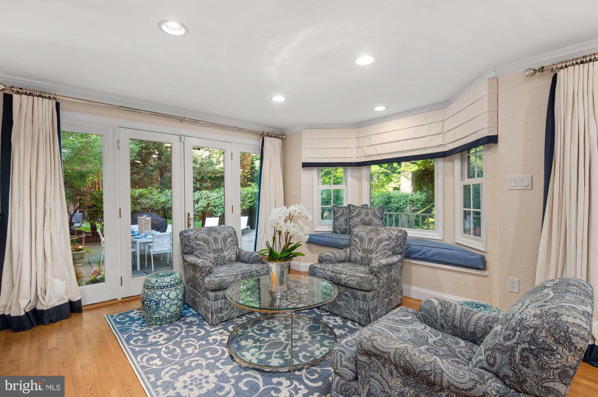 7301 River Falls Drive Potomac, MD 20854 - Photo 14 of 48 Family room with French door access to patio