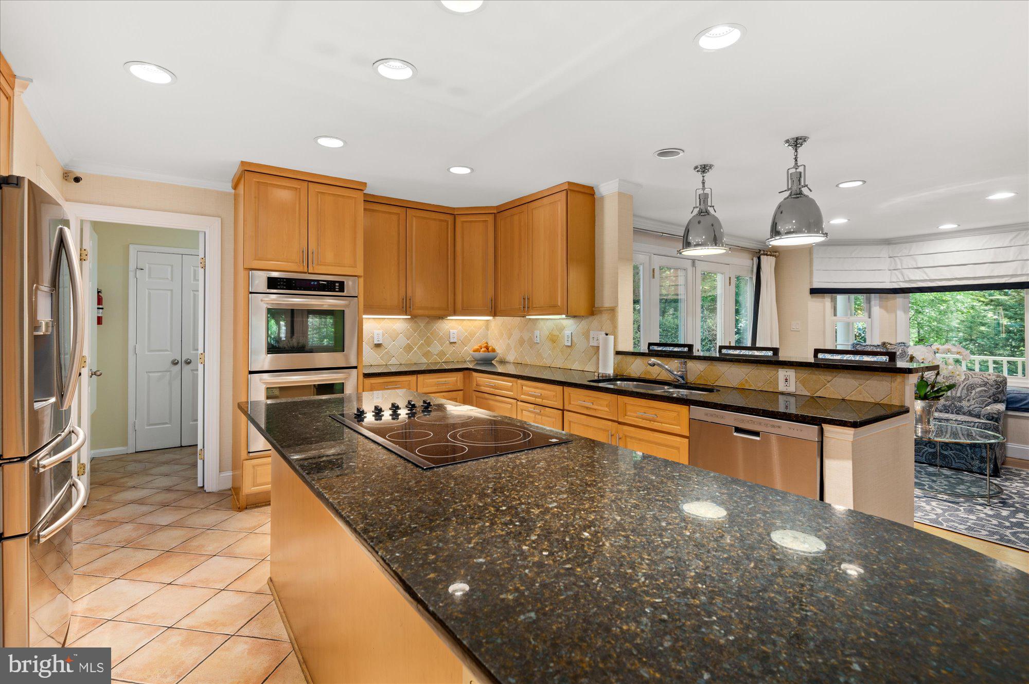 7301 River Falls Drive Potomac, MD 20854 - Photo 18 of 48 Kitchen adjacent to office and mud/laundry room