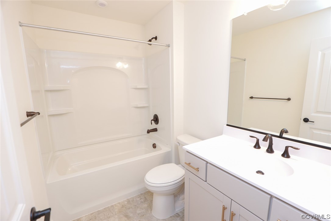 3843 Belspring Road Chester, VA 23831 - Photo 34 of 36 a bathroom with a sink toilet and shower