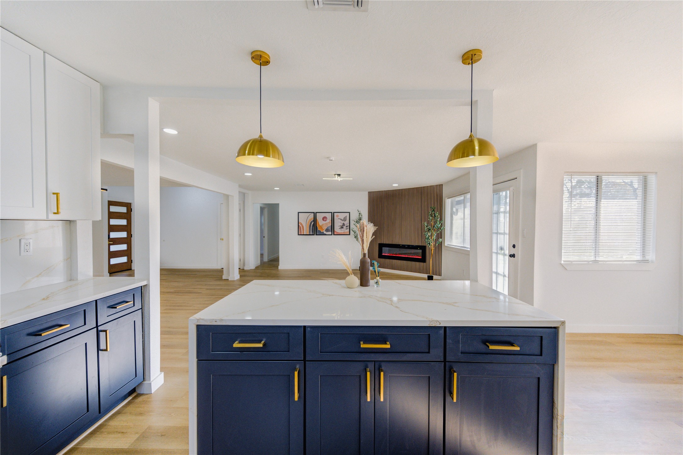 25607 Spring Ridge Drive Spring, TX 77386 - Photo 12 of 50 a kitchen with stainless steel appliances granite countertop a sink a stove and a wooden floors