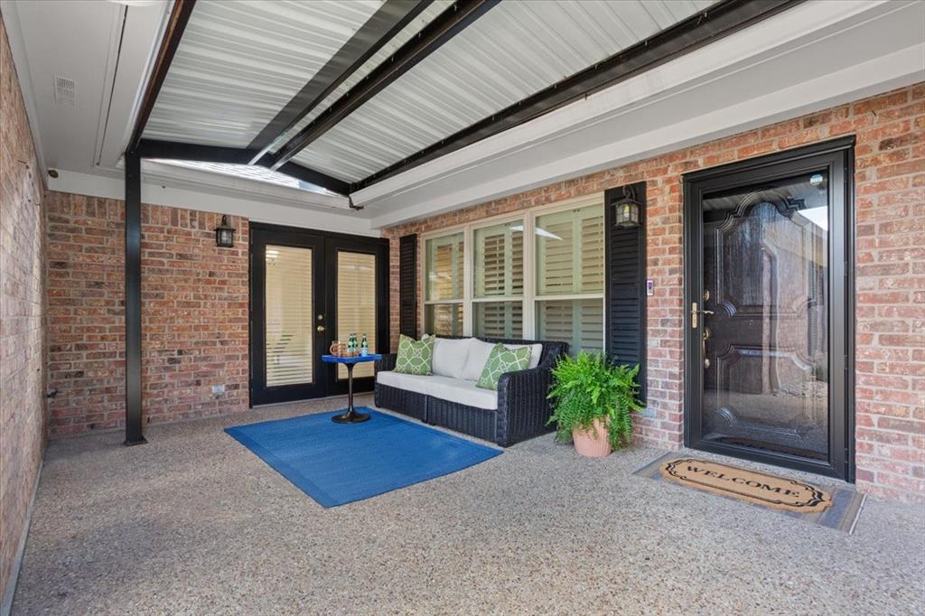 4108 Old Mill Road Waco, TX 76710 - Photo 4 of 39 Covered front patio